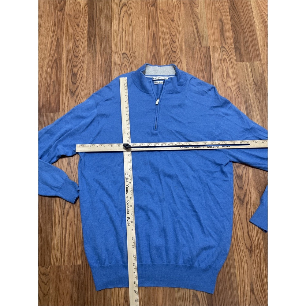 Peter Millar Sweater Mens Medium Crown Comfort Cashmere Quarter Zip - Picture 2 of 14